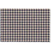 MuchoWow Deurmat 90x60 cm - Droogloopmat Plaid - Patroon - Ruit - Donkerblauw - Mat voor binnen - Schoonloopmat - Deurmatten met print - Inloopmat