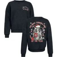 EMP kersttrui - X-MAS - S tot XXL - voor Vrouwen - zwart - Maat XL