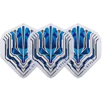 L-Style Champagne Flight EZ L1 Standard Origin Series Clear Blue - Dart Flights