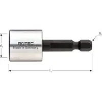 Rotec Magn. dopsleutel E 6,3 x 50mm 5,0mm