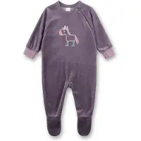 Sanetta Rompertje/body turquoise / donkerlila / rosa / wit