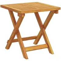 vidaXL Ligstoel 3 st Massief Acacia Hout Bruin