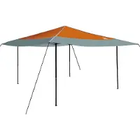 vidaXL Paviljoen-tent, 395 x 395 x 251 cm, oranje, stof