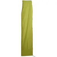 Mendler Beschermhoes HWC voor terrasparasol tot 4,3 meter (3x3 meter), afdekhoes met rits lichtgroen