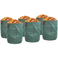 vidaXL Tuinafvalzakken 12 pcs 300 l Groen Polypropyleen