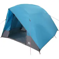 vidaXL Kamperen tent 2-persoons Waterdicht Blauw taft