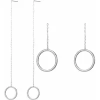 Charme Bijoux Oorbellen Odi- Doorsteek-rond- Zilver -