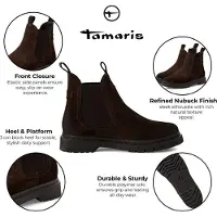 Tamaris Chelsea boots donkerbruin