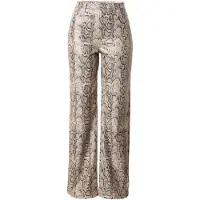 Vero Moda Broek 'VMTESSA' beige / grijs / zwart