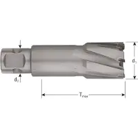 Rotec HM Kernboor HARD-LINE, universeel 19, ø21x55 - 5460211