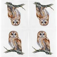 Esschert Design Servetten uil 33cm