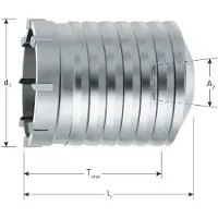 Rotec Hamerkroonboren konisch 35,0x100mm - 2070350