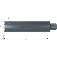 Rotec Diamantboor | Grijs | Droog | 1.1/4" | 13 Segm. | Ø182x300 - 776.1822