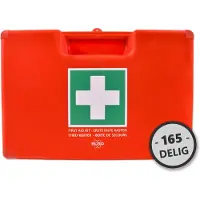Elro EHBO5000 EHBO Kit A Large – 165-delig – BHV - EN13169 Gecertificeerd – Voor Werkplekken, Verenigingen en Thuis – Voor 50+ Personen - Inclusief Hardcase Koffer en Wandhouder