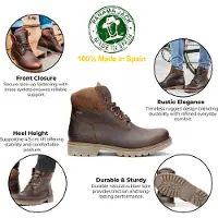 Panama jack Veterboots roestbruin / pueblo
