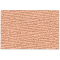 MuchoWow Deurmat 60x40 cm - Droogloopmat Oranje - Strepen - Patroon - Mat voor binnen - Schoonloopmat - Deurmatten met print - Inloopmat
