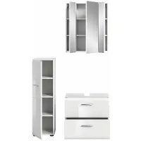 Furnilux Ice badkamercombinatie hoogglans mdf tz nb