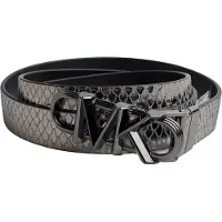 Michael Kors Dames Omkeerbare Metalen Leren Dunne Ceintuur 558992