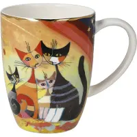 Goebel - Rosina Wachtmeister | Koffie / Thee Mok Gatti in autunno | Beker - porselein - 400ml - 2 stuks