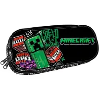 Minecraft Etui - Pennenzak - Metro Art 23 CM - 2 vakken