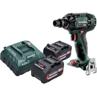 Metabo SSW 18 LTX 300 BL accu-slagmoersleutel 18 V 300 Nm 1/2" borstelloos + 2x accu 4,0 Ah + oplader