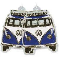 Brisa VW Collection by - Set van 2 Volkswagen luchtverfrissers met VW T1 Bulli Bus-motief (Oceaan)
