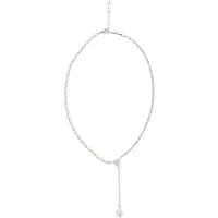 NAEMI Ketting zilver / wit