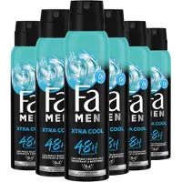 Fa Men Extreme Cool deodorant spray - 6 x 150 ml - voordeelverpakking