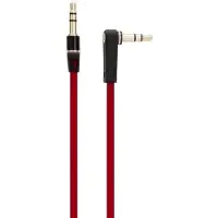 Dolphix 3,5mm Jack audio kabel haaks - rood - 1,2 meter
