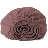 Yumeko Hoeslaken Percal Katoen 90x210 Roze - Eco, Bio & Fairtrade