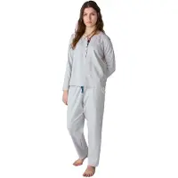 J&j Brothers JJBFP1800 Damespyjama met lange mouwen