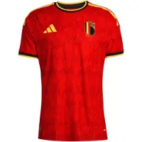 Adidas Tricot 'Belgium 26 Home Authentic' donkerbeige / geel / rood / zwart
