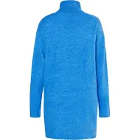 Mymo Gebreide jurk blauw