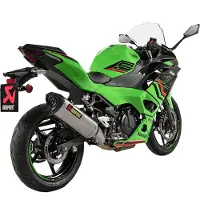 Akrapovic Kawasaki Ninja 500/z 500 2024-2024 Gehomologeerde Slip On Uitlaatdemper