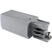 Powergear Onderdeel | 3-fasen rails Connector Links Grijs | PRO-0431L-S