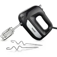 Tomado THM3001B - Handmixer - 6 snelheden - Turbofunctie - Gardes en deeghaken - Zwart
