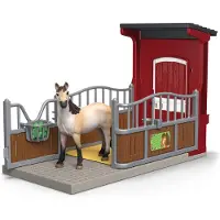 Schleich FARM WORLD - Ponybox met Mustang Merrie - 42724