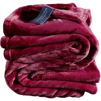 De Witte Lietaer Plaid Cosy Beet Red-150 x 200 cm