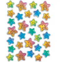 Herma Stickers Ster bont stone - 10 stuks