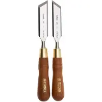 Narex Wood Line Plus Skew Chisel Set 851676, schuine beitelset 26 mm 30°, 2-delig