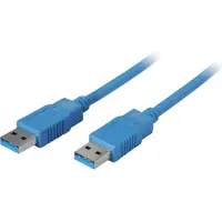 S-Conn USB naar USB kabel - USB3.0 - tot 0,9A / blauw - 1,8 meter