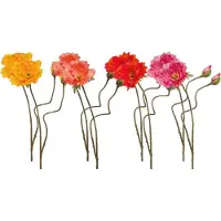 Emerald - Kunstbloem Klaproos 74cm - Set van 8 - Kunstplant voor binnen