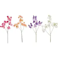Emerald - Kunstbloem Pronkerwt 75cm - Set van 4 - Kunstplant voor binnen