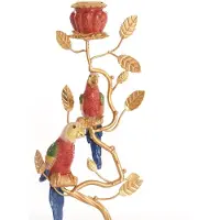Light & Living - Kandelaar BIRD - Oranje - 14x9x32.5 cm