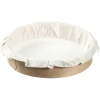 House of Marie Bakring Hout met Bakpapier Ø20cm set/3