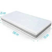 Droommatras Pocketvering matras 7 Comfort Maxim 70x190 dikte 24cm