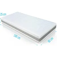 Droommatras Pocketvering matras 7 Comfort Maxim 90x190 dikte 24cm