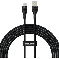 Baseus - Flash - - 2 - USB-A/USB-C - kabel - 100W - 2 - m - zwart