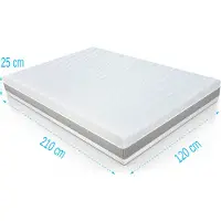 Droommatras Pocketvering matras 7 Comfort Maxim 120x210 dikte 24cm