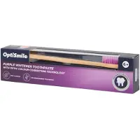 OptiSmile Tandenborstel & Tandpasta Purple Whitening 1 St
